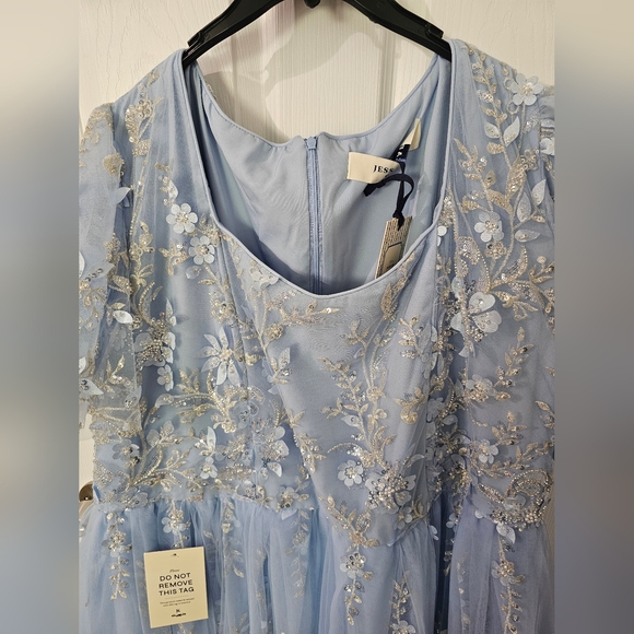 Jessakae Blue Misty Dress in Size 3x - Picture 5 of 7